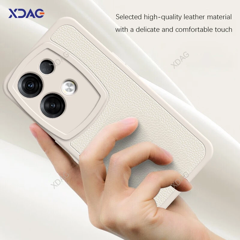 Funda de teléfono suave Original de lujo para OPPO Reno8 Reno 8 Pro 8Pro Plus Pro + 8Pro + Lite 8Z 8T 5G Funda cuadrada de piel de cordero de cuero - imagen 4