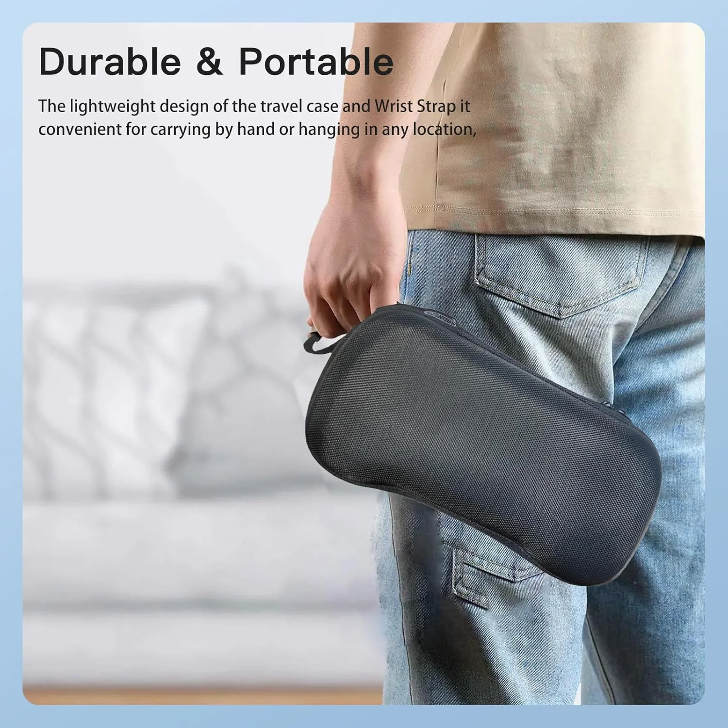 Estuche de transporte portátil para consola portátil Anbernic RG557/RG556, bolsa de almacenamiento a prueba de golpes, caja para accesorios RG557/RG556 - imagen 4