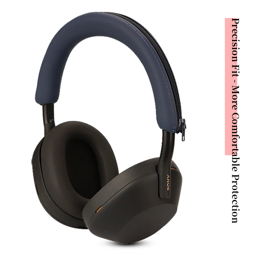 Cubierta de haz de cabeza de auriculares de calidad para Sony WH-1000XM5, funda protectora de silicona para auriculares XM5, funda protectora para auriculares - imagen 5