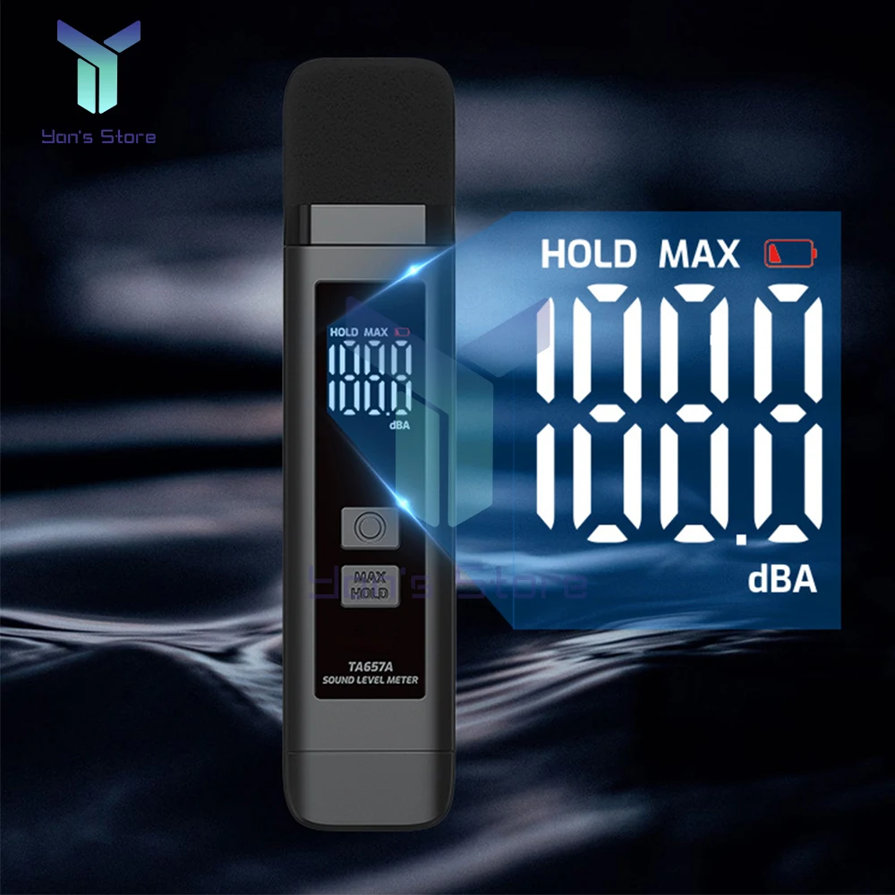 Dispositivo portátil de medición de ruido con pantalla en tiempo real y registro de datos para uso industrial y ambiental - imagen 3