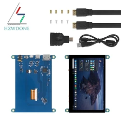 Pantalla Táctil 5 Pulgadas IPS HDMI para Raspberry Pi 2B/3B/4B