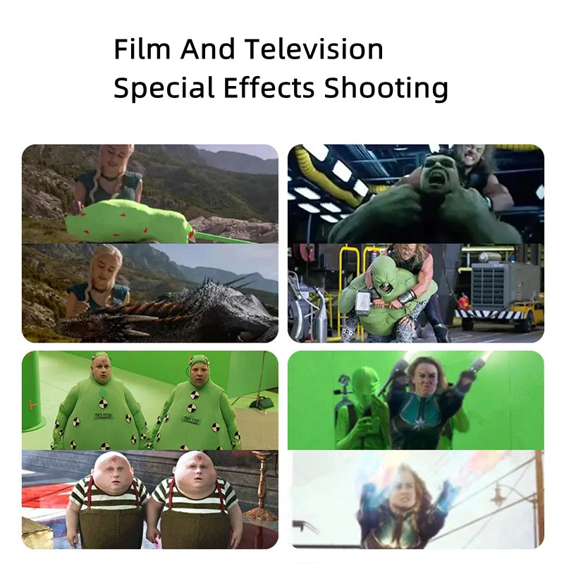 Traje de pantalla verde de cuerpo elástico, mono ajustado con efecto Invisible, disfraz Unisex para foto y Video, Festival de efectos especiales - imagen 3