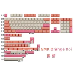 GMK Orange Boi – Teclas PBT Dye-Sub Cherry para Teclado Mecánico