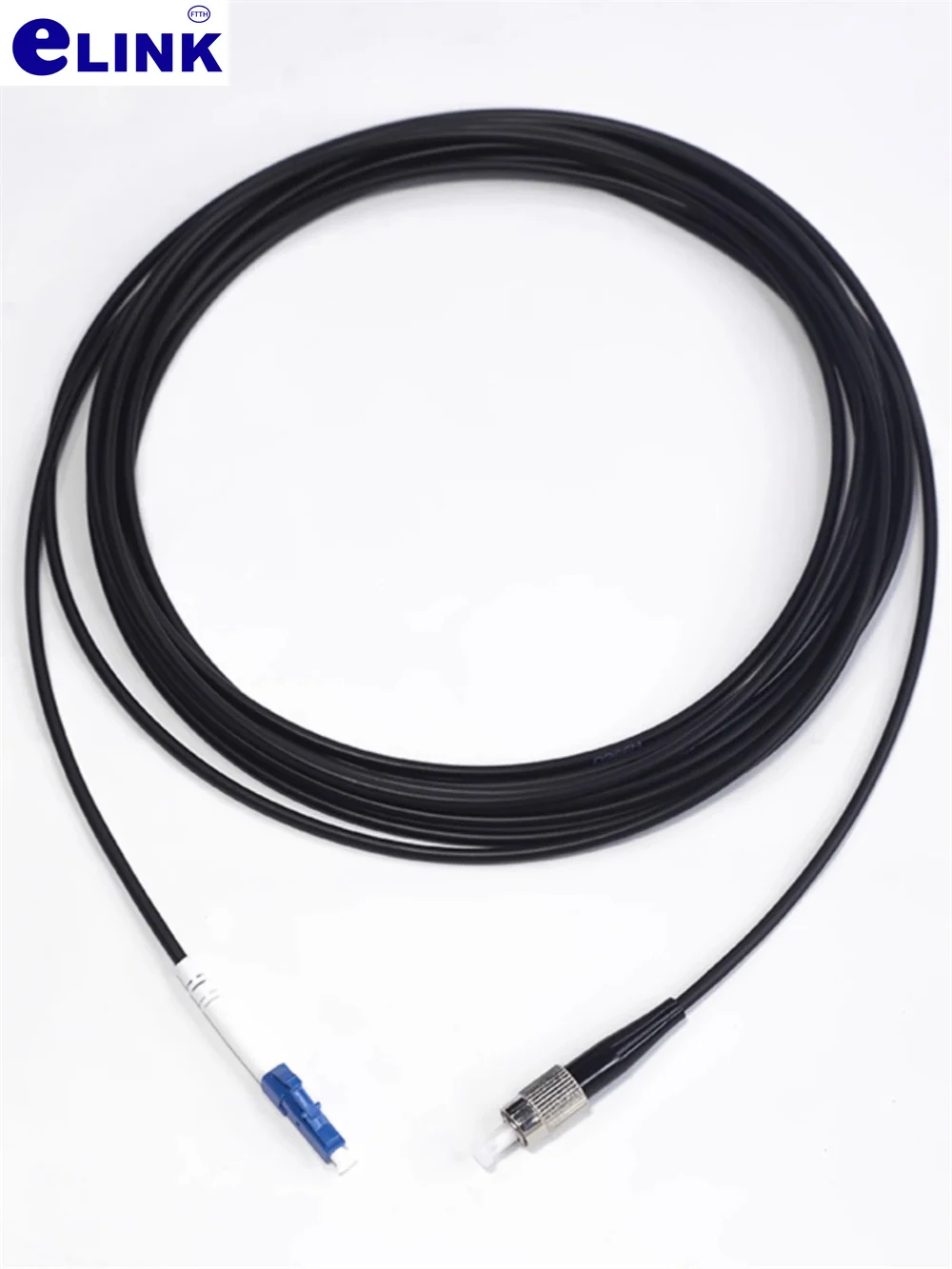 Cable de conexión óptico blindado 1C 1M-500M LSZH LC SC FC ST APC 100m 50m 150m 200m 1 núcleo monomodo SM ftth puente de fibra única 120m - imagen 5