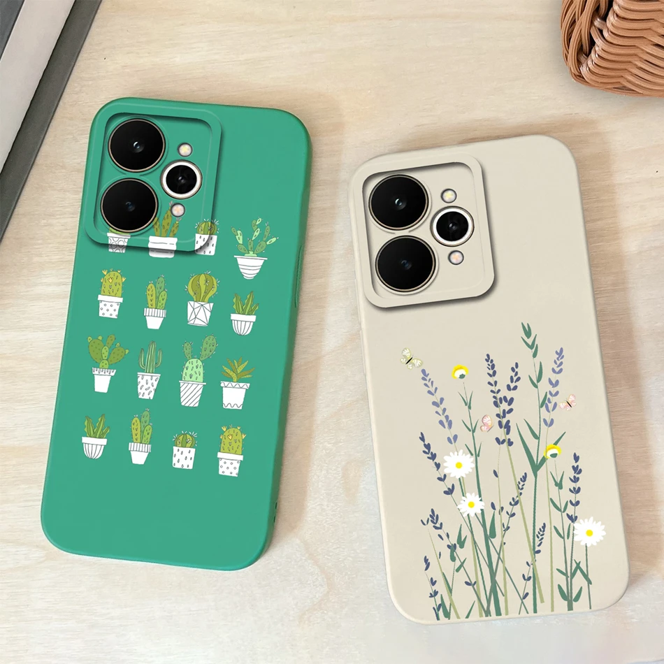 Funda para Realme 15 Pro 5G flores lujosas mejora protección de lente contraportada para Realme15 Pro carcasa de teléfono de silicona líquida suave - imagen 2