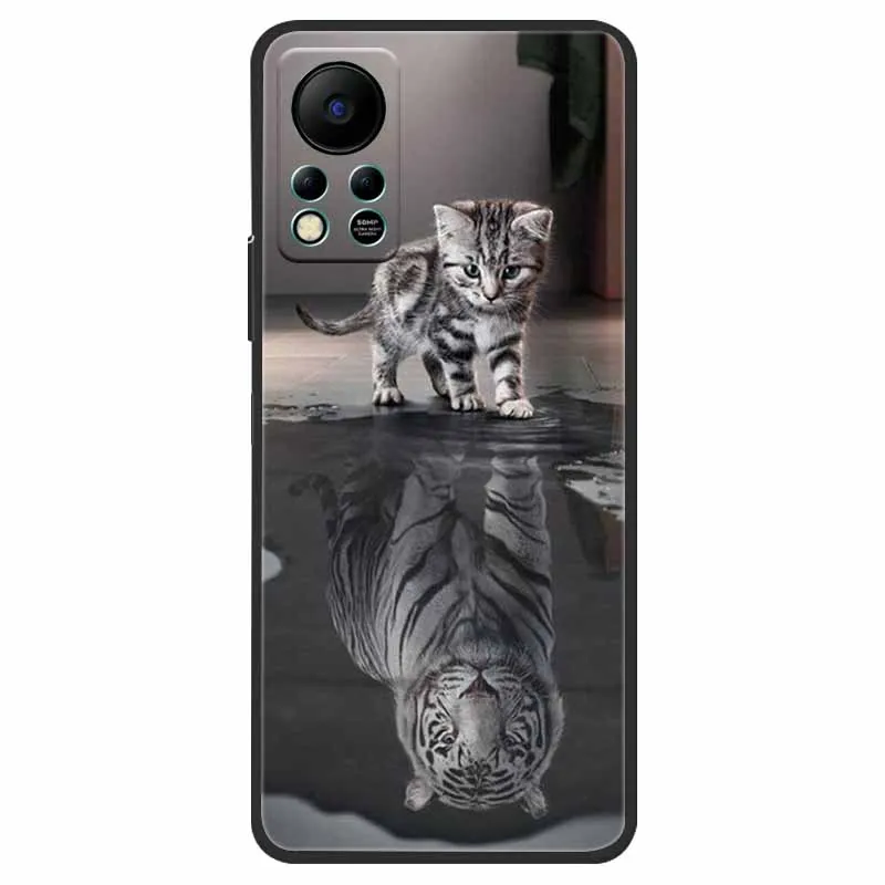 Funda trasera de silicona suave a prueba de golpes para Infinix HOT 11S, NFC, HOT11S, NFC, lindo, X6812B - imagen 2