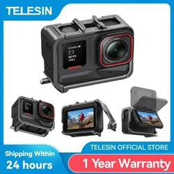 TELESIN Funda Aluminio Insta360 Ace Pro 2 Vertical – Protector Rígido