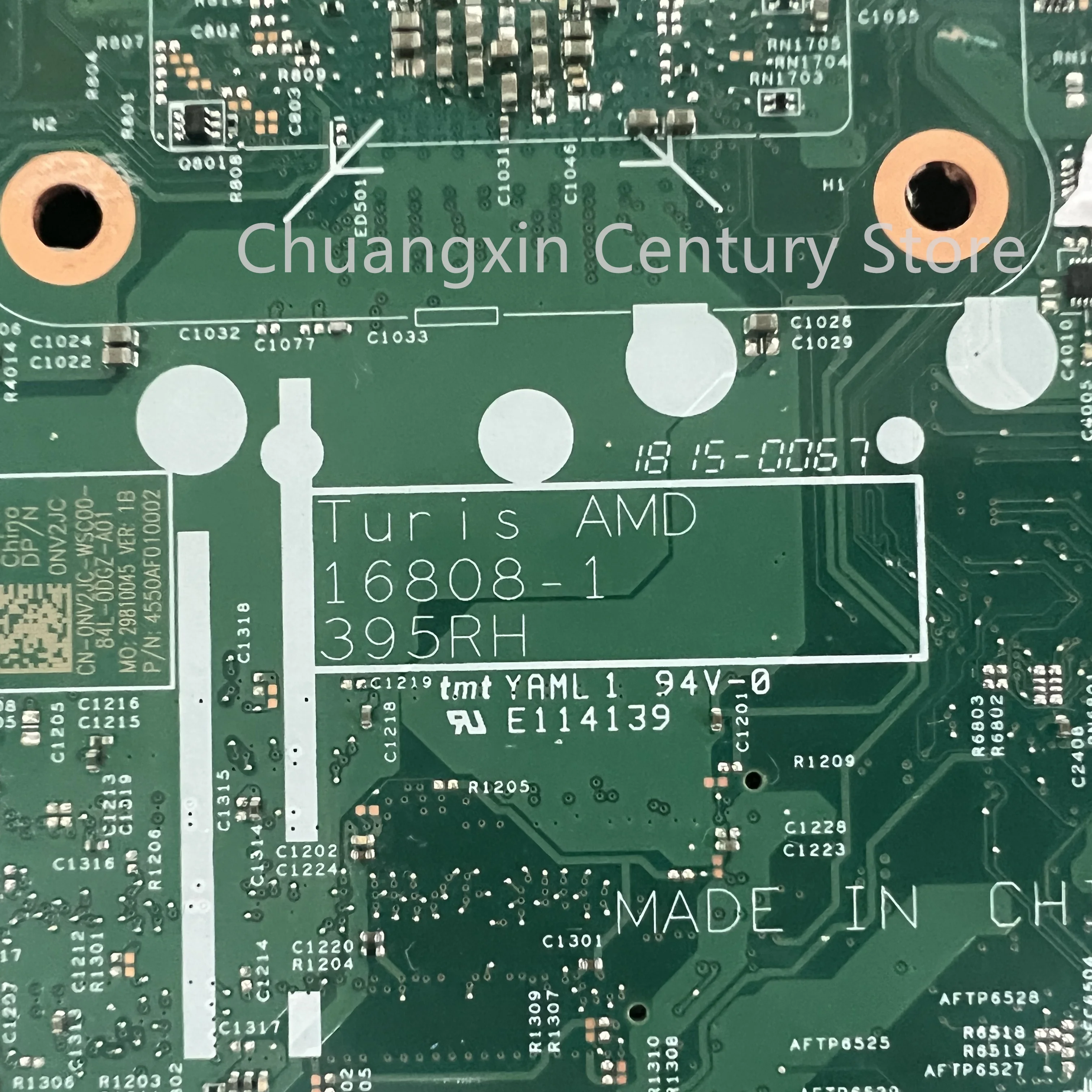 CN-0JCKNX 0H9JPV 16808-1, placa base para portátil DELL Inspiron 3465, 3565, E2-9000, A4-9200, A9-9400 - imagen 4