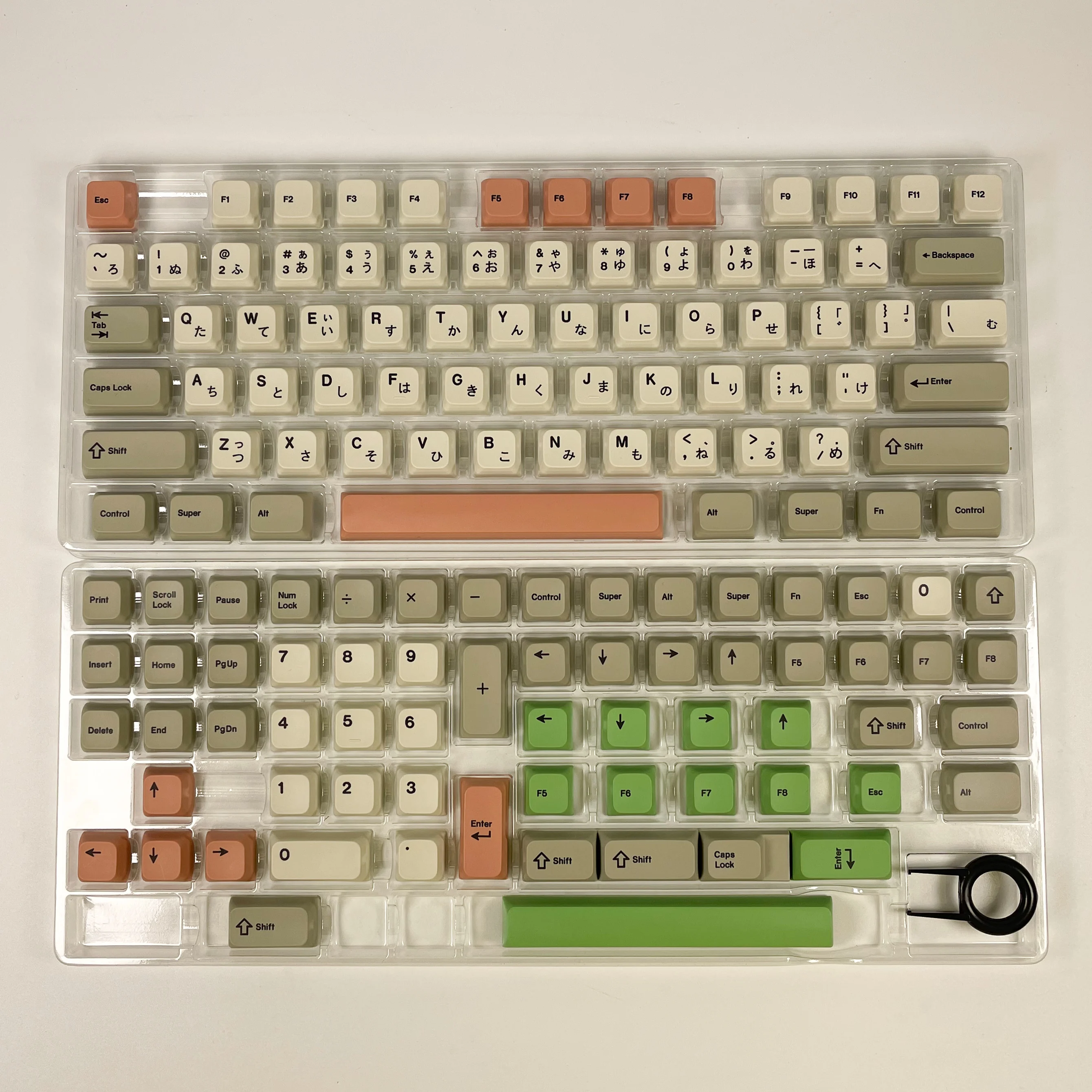 XDA-teclas PBT Retro 9009 coreanas/rusas/inglesas para teclado mecánico GMK67, juego de teclas de sublimación de tinte para juegos, 6.25u - imagen 4