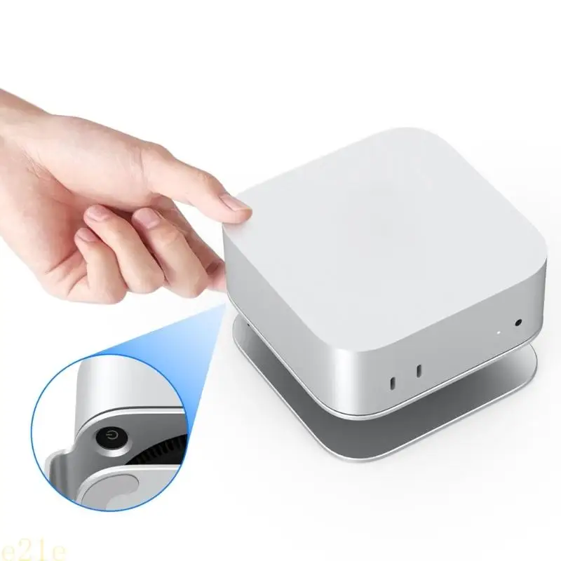 E21E para Mini soporte muelle soporte escritorio aluminio soporte organización escritorio - imagen 2