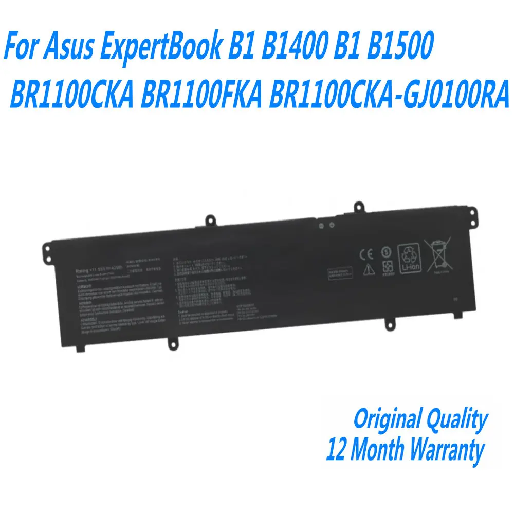 C31N1915 batería del ordenador portátil para Asus ExpertBook B1 B1400 B1 B1500 BR1100CKA BR1100FKA BR1100CKA-GJ0100RA B31N1915 11,55 V 42WH - imagen 2