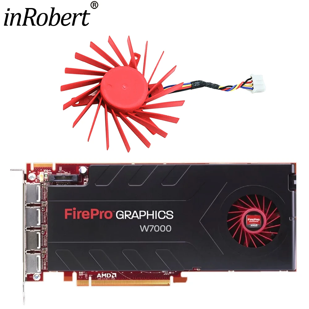 New Original 60MM PLD06010B12HH DC 12V 0.40AMP For AMD FirePRO W7000 V5800 5900 7800 7900 Graphics Card Cooling Fan