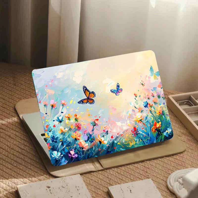 Funda de ordenador portátil con pintura al óleo para MacBook Air 13 M4 13,6 15 A3241 2025 para MacBook Pro 14 M1 2021 funda M2 M3 A3112 cubierta dura