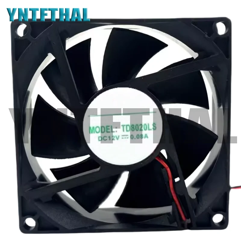Para TD8020LS 12V 0.08A nuevo ventilador de refrigeración 80*80*25MM 8020 de 2 pines