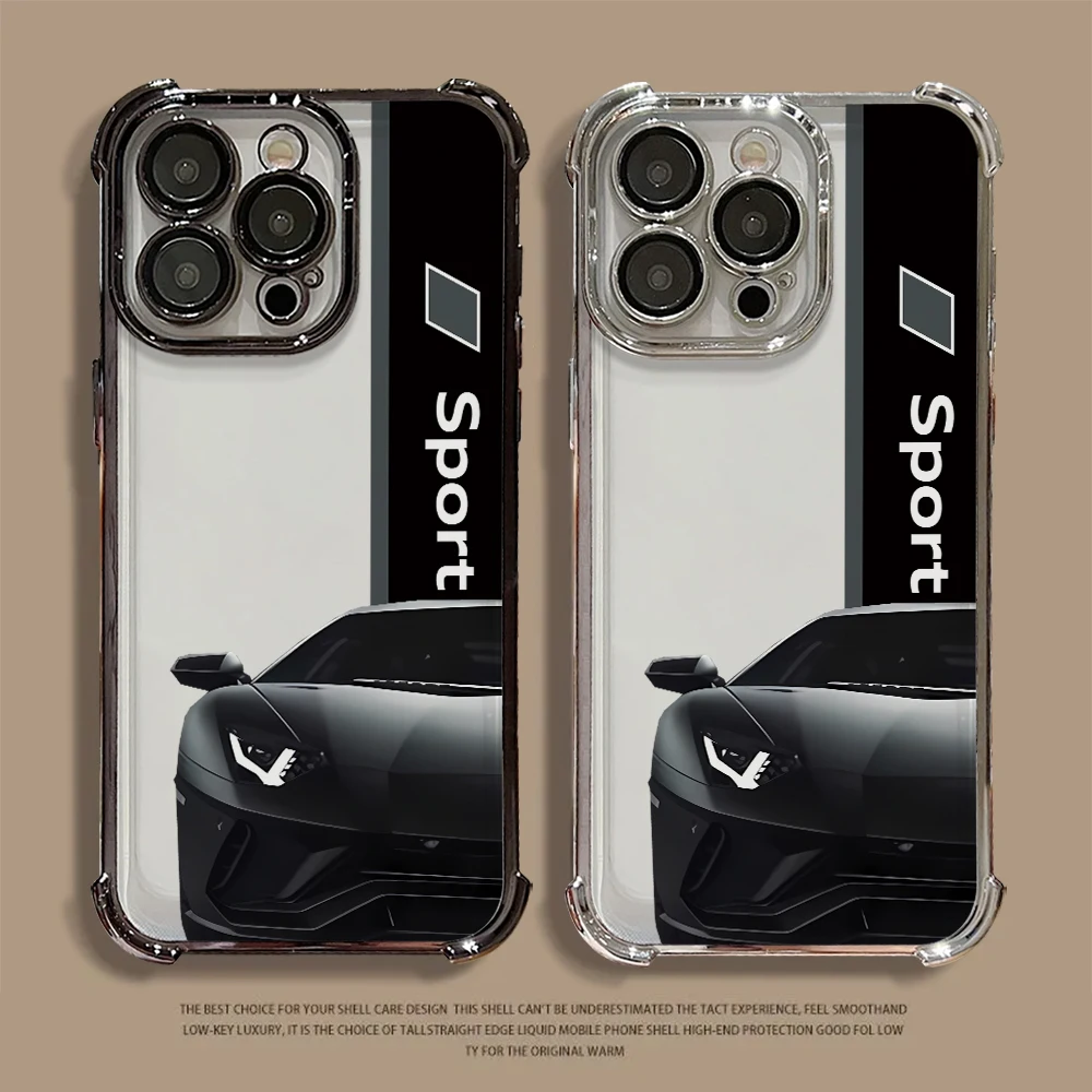 Cool Car Funda suave para teléfono para iPhone 11 XR 16 12 14 Pro 11Pro 15 15Pro Max 13 16Plus XS MAX - imagen 2