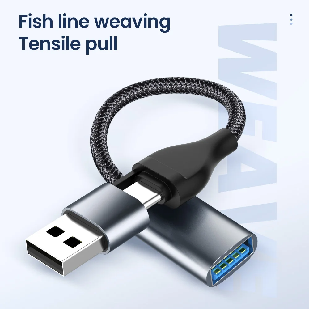 Adaptador de teléfono USB C OTG 2 en 1, Cable macho A hembra 2,0, para Samsung, Xiaomi, teléfono, portátil y tableta - imagen 5