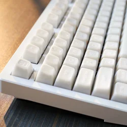 Teclas PBT Blancas KBDiy Perfil SA Translúcidas Double Shot