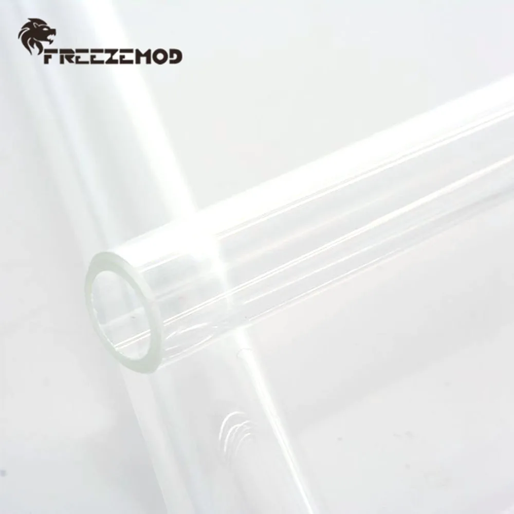 FREEZEMOD-tubo acrílico de 2 piezas, OD12/14/16mm, 50CM, rígido, transparente, enfriador de agua, Modding, alta calidad, líquido, ARHD - imagen 2