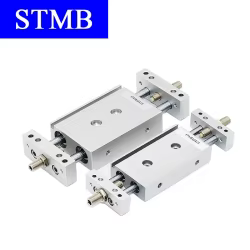 STMB Cilindro Neumático de Doble Pistón y Carrera Ajustable