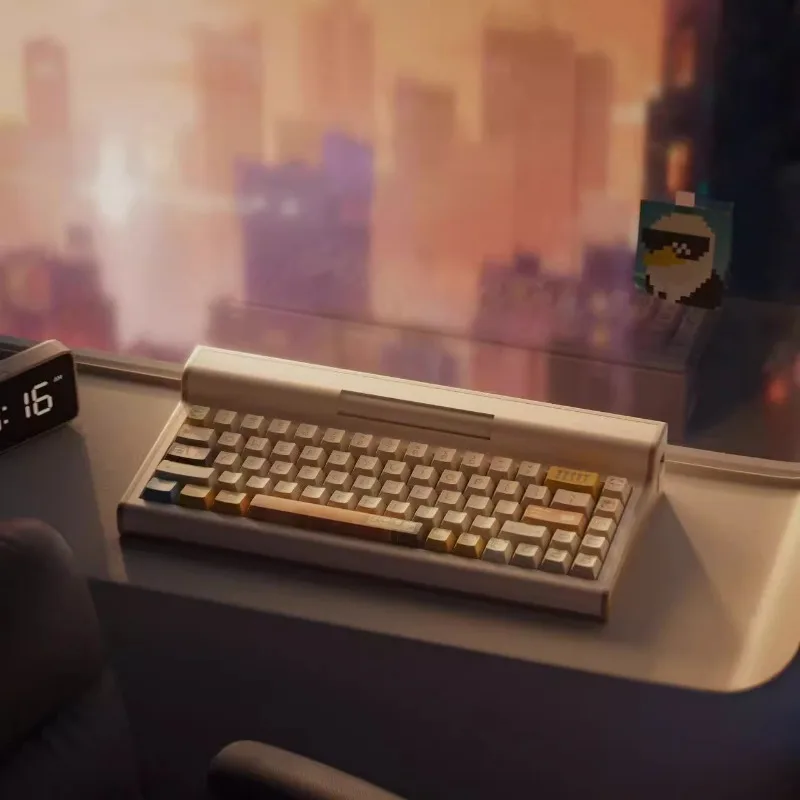 Teclas de Anime, 98/77 teclas, perfil de cereza PBT, boquilla cibernética, teclas térmicas de tinte sub, accesorios para teclado mecánico, regalos - imagen 4