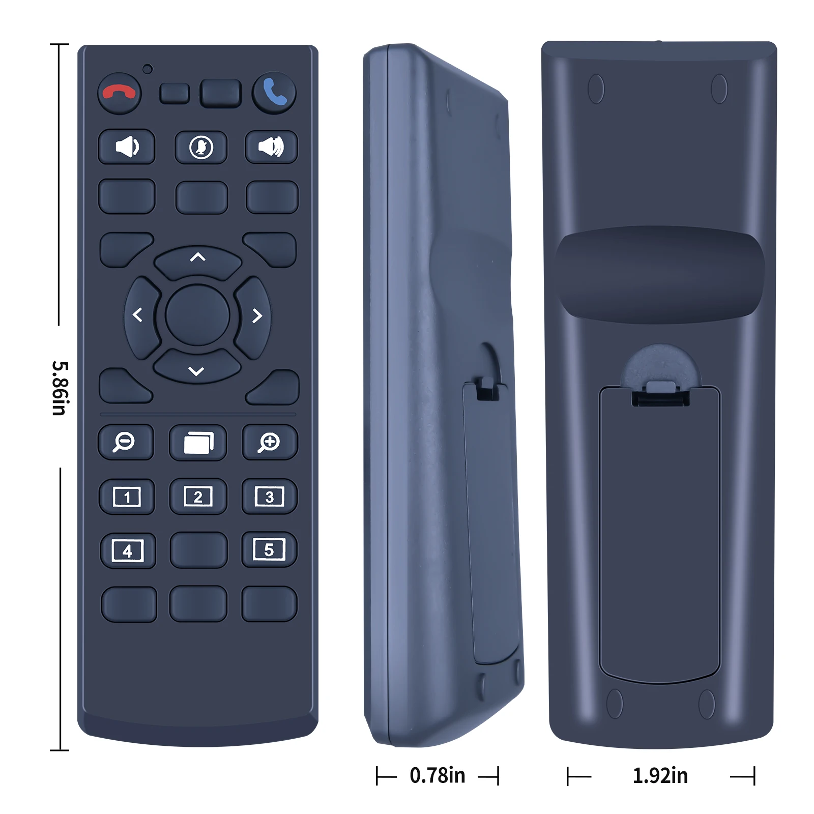 Reemplace el control remoto para la cámara web Logitech 993-001142 CC3000 CC3500E Group ConferenceCam - imagen 5