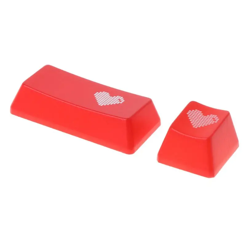 1 unidad para teclas creativas ENTER ABS Love Heart Upgrade teclas retroiluminadas
