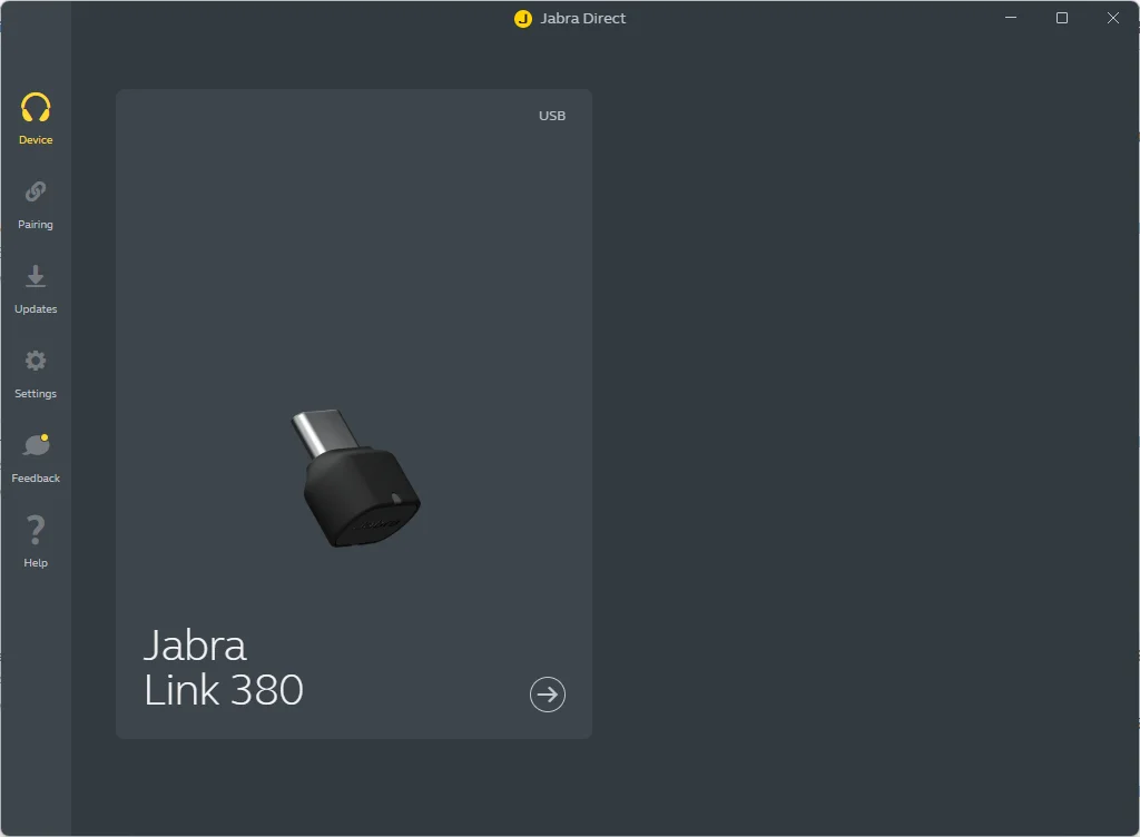 Para Jabra Link 380C MS adaptador Bluetooth Dongle para Evolve2 85 75 65 auriculares compatibles con Microsoft Teams - imagen 3