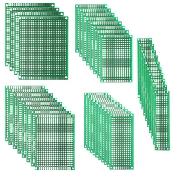 Kit Placas PCB Doble Cara Perforadas Cinco Tamaños Prototipos