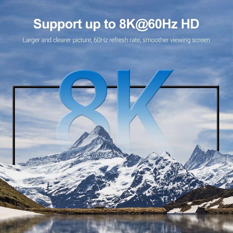 Adaptador compatible con HDMI, convertidor macho a hembra de ángulo recto de 90 y 270 grados, conector HDTV 4K 60Hz 8K 120Hz para PS4, portátil, TV Box - imagen 3