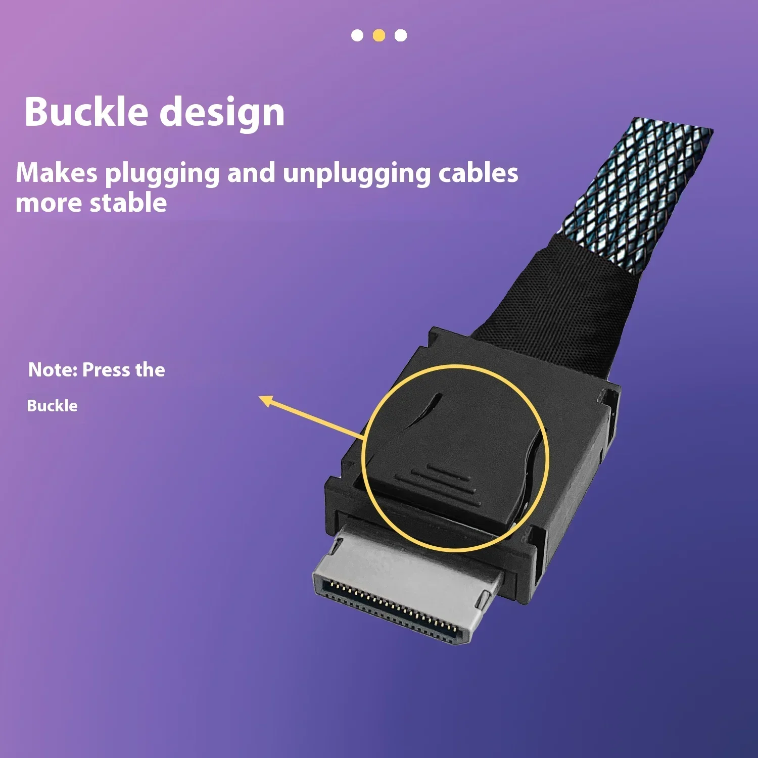 PCIE 4,0 X4 GEN4 SFF-8611 Cable de extensión macho a macho Oculink 4i función completa engrosado plateado para tarjetas gráficas GPU - imagen 5