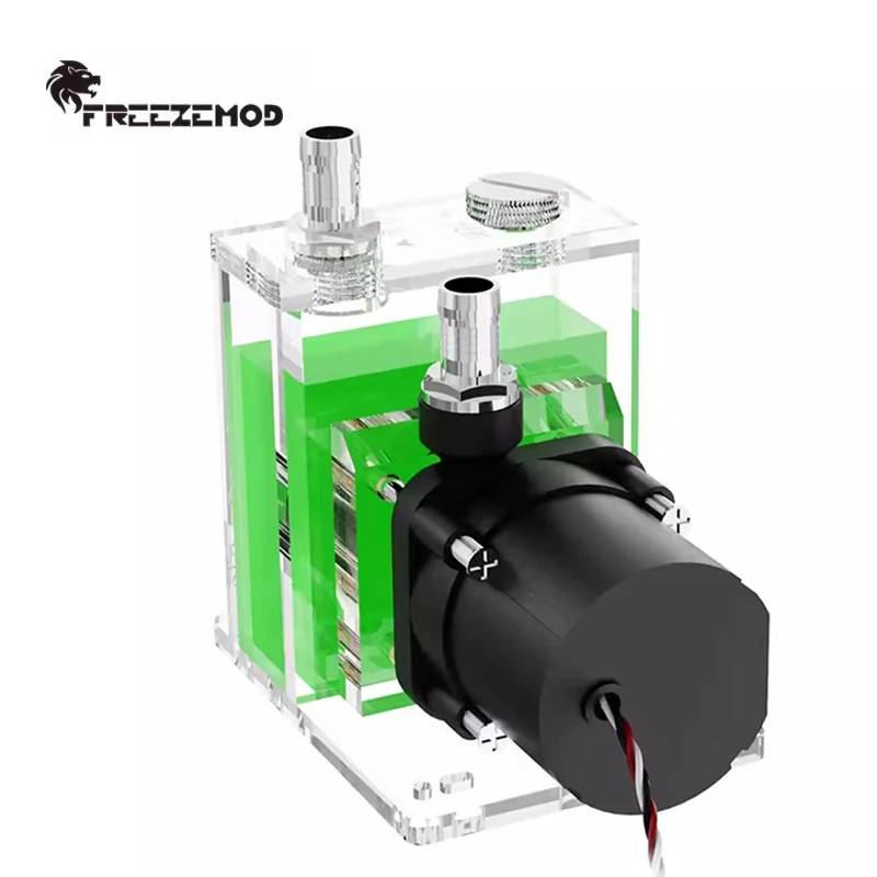 FREEZEMOD depósito de bomba de agua AIO para teléfono móvil/portátil/instrumento Industrial refrigeración por agua silenciosa, flujo 600-700L/H PUB-ST600 - imagen 2