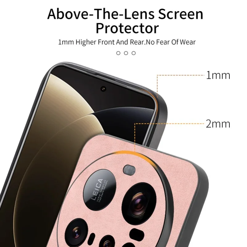 Para Xiaomi 15 Ultra cuero de lujo para Magsafe funda de teléfono con carga inalámbrica magnética para Xiaomi Mi 15 Ultra parachoques a prueba de golpes - imagen 2