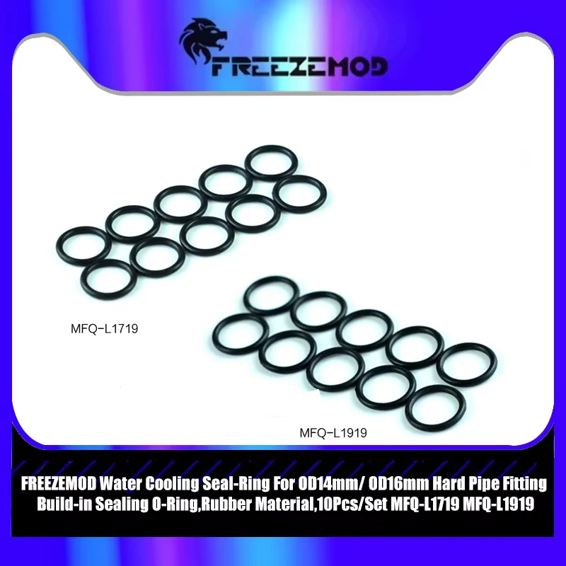 Anillo de sellado incorporado con refrigeración por agua para instalación de tuberías duras OD14mm, anillo de goma de repuesto 10 unids/pack, MFQ-L1719