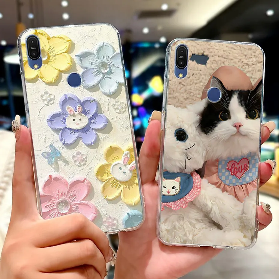 Funda de teléfono de nuevo diseño para Asus Zenfone Max Pro (M1) ZB602KL X00TD / Max (M1) ZB555KL X00PD fundas de silicona suave TPU - imagen 2