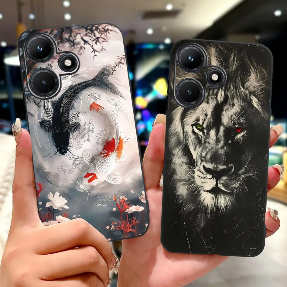 Funda silicona Infinix Hot 30 30i 4G – Flor suave antigolpes - imagen 2