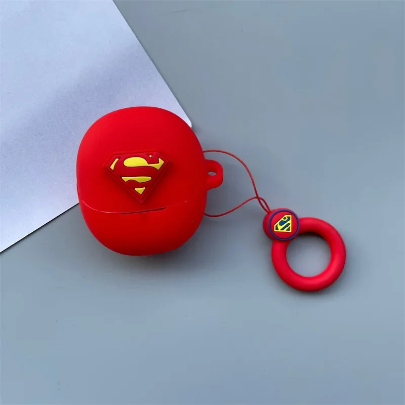 Funda blanda de silicona de dibujos animados DIY para QCY MeloBuds Pro, funda protectora para auriculares Bluetooth inalámbricos verdaderos con llavero - imagen 4