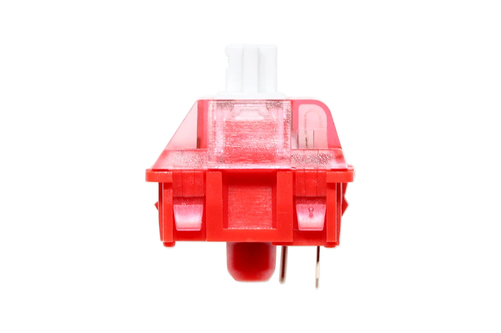 CIY-Interruptor de vástago lineal rojo para teclado mecánico, dispositivo mx de 45g, de fábrica, Lubed PC, nailon POK, 50m - imagen 4