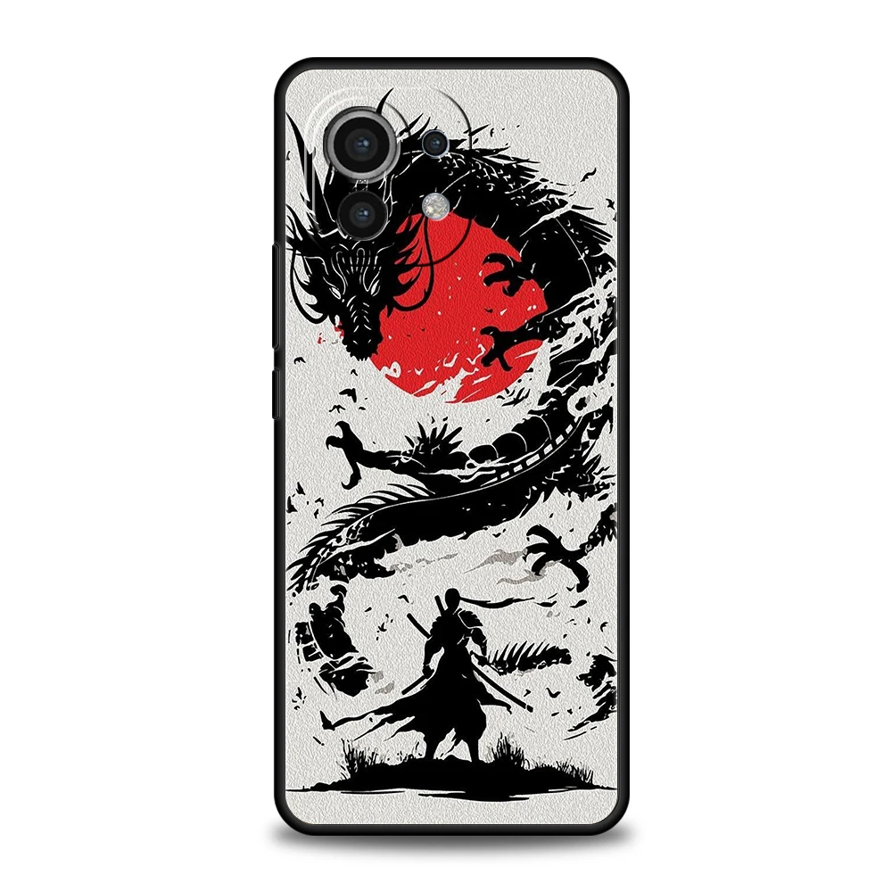 Funda de teléfono para Xiaomi 15 14 13 12 Lite 14T 13T 12T Pro Poco X7 X6 X5 X4 X3 NFC F7 Ultra F6 Pro funda suave dragón - imagen 5