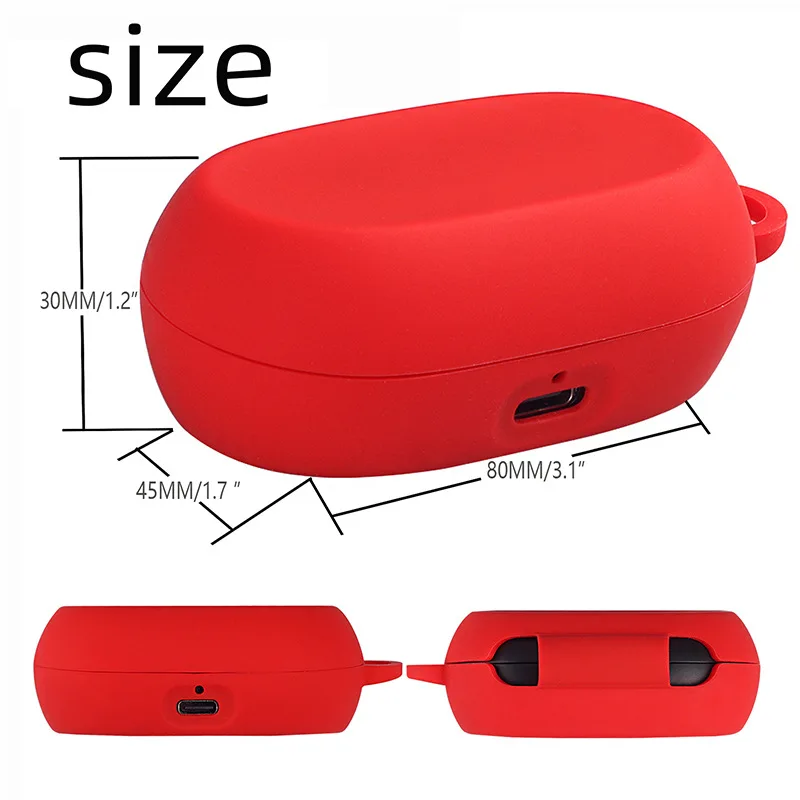 Funda de silicona para auriculares Jabra Elite7 Active Elite 7 pro, protector a prueba de polvo, inalámbrico, Bluetooth