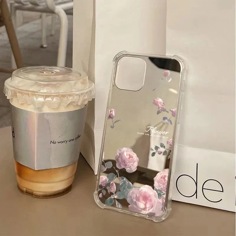 Funda de teléfono suave con diseño de rosa rosa para Samsung Galaxy S25 S24 S23 S22 S21 Ultra Plus FE A06 A14 A23 A36 A52 A55 A56 - imagen 5