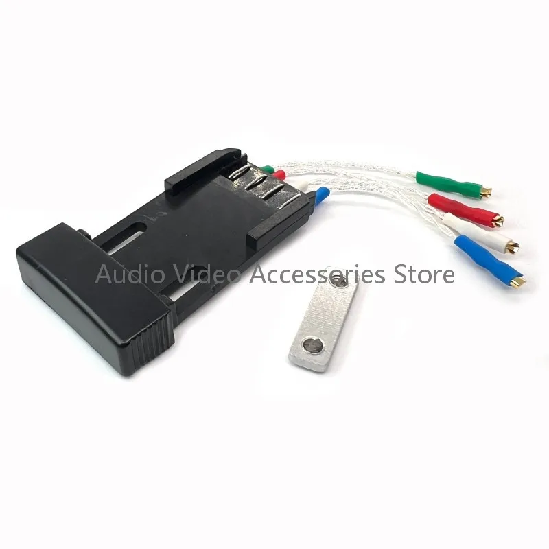 Cartucho para tocadiscos, lápiz óptico, pieza de elevación, alambre de plata pura para TAS-8 Elac Miracord46 PC810 820 830 831 Tonearm - imagen 3