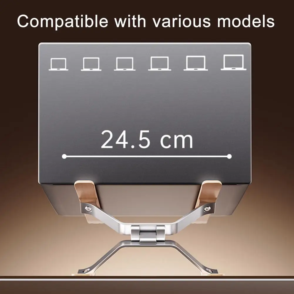 Soporte ventilado para computadora portátil Soporte ajustable para computadora con diseño hueco de disipación de calor Computadora de ajuste universal para una comodidad