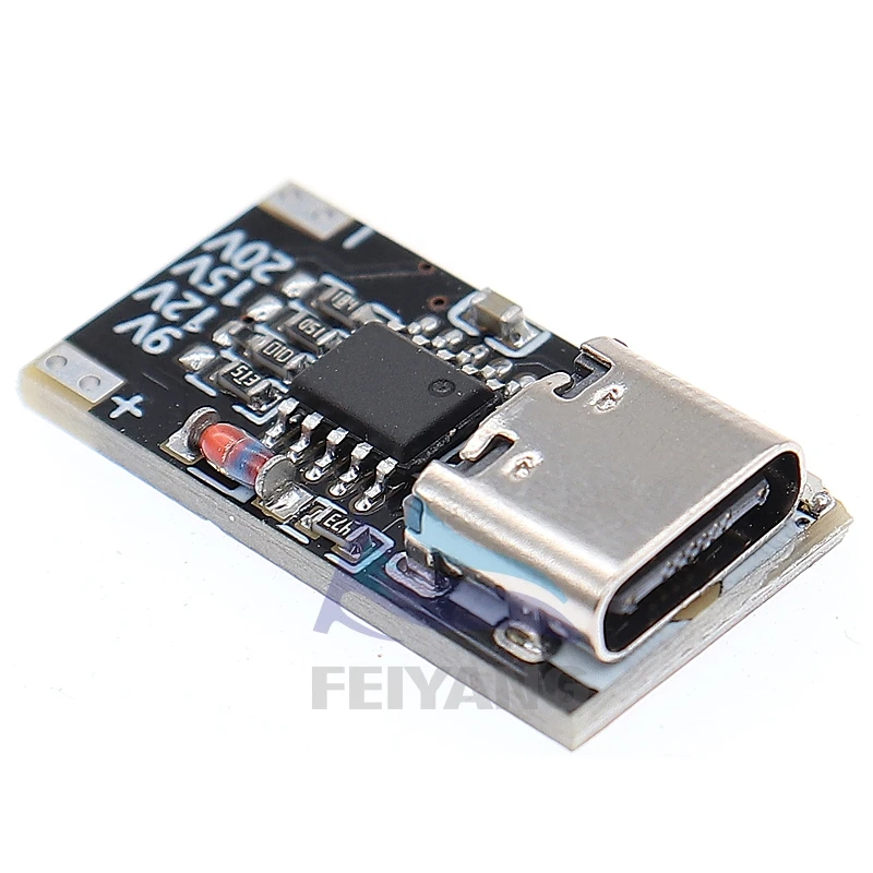 10 Uds PD/QC/AFC TYPE-C Placa señuelo módulo de refuerzo USB PD3.0 2,0 PPS/QC4 + FCP AFC tipo c disparador Detector de poligulación carga rápida de energía - imagen 5