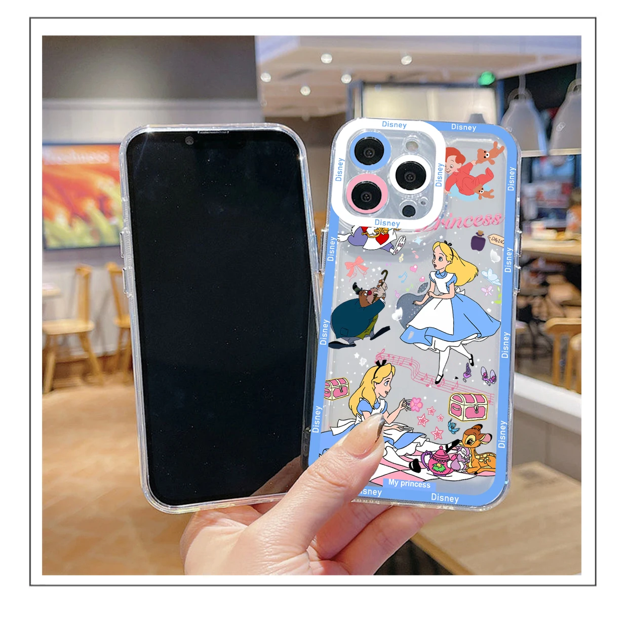 Cartoon Aurora Mermaid Snow White Princess Phone Case For iPhone 15 14 13 12 11 Mini Pro Max X XR XSMax 6S 6 7 8 Plus 20SE Cover - imagen 5