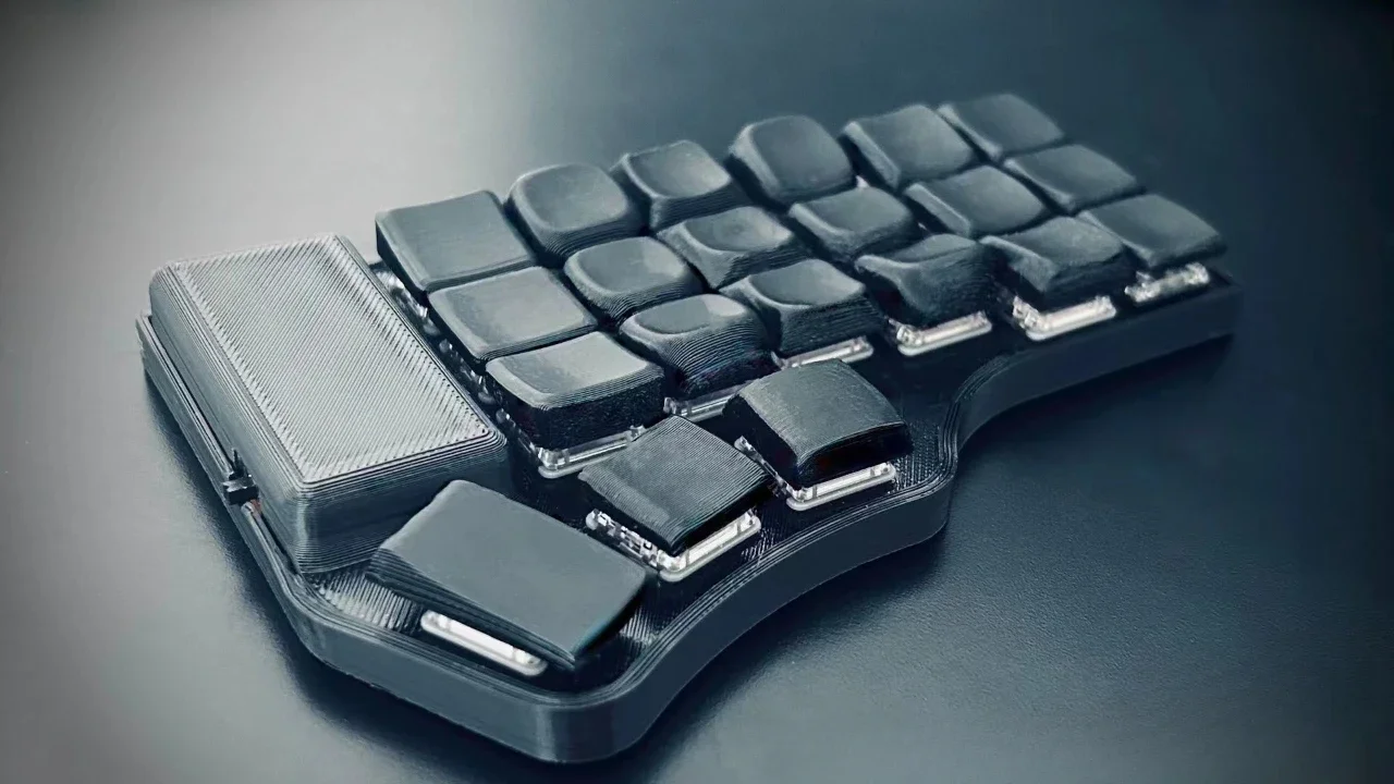 Corne Mini 36/42 Choc V1 Axis Bluetooth teclado inalámbrico dividido personalizado ZMK GitHub acción pantalla de intercambio en caliente diseño de jugadores DIY - imagen 2