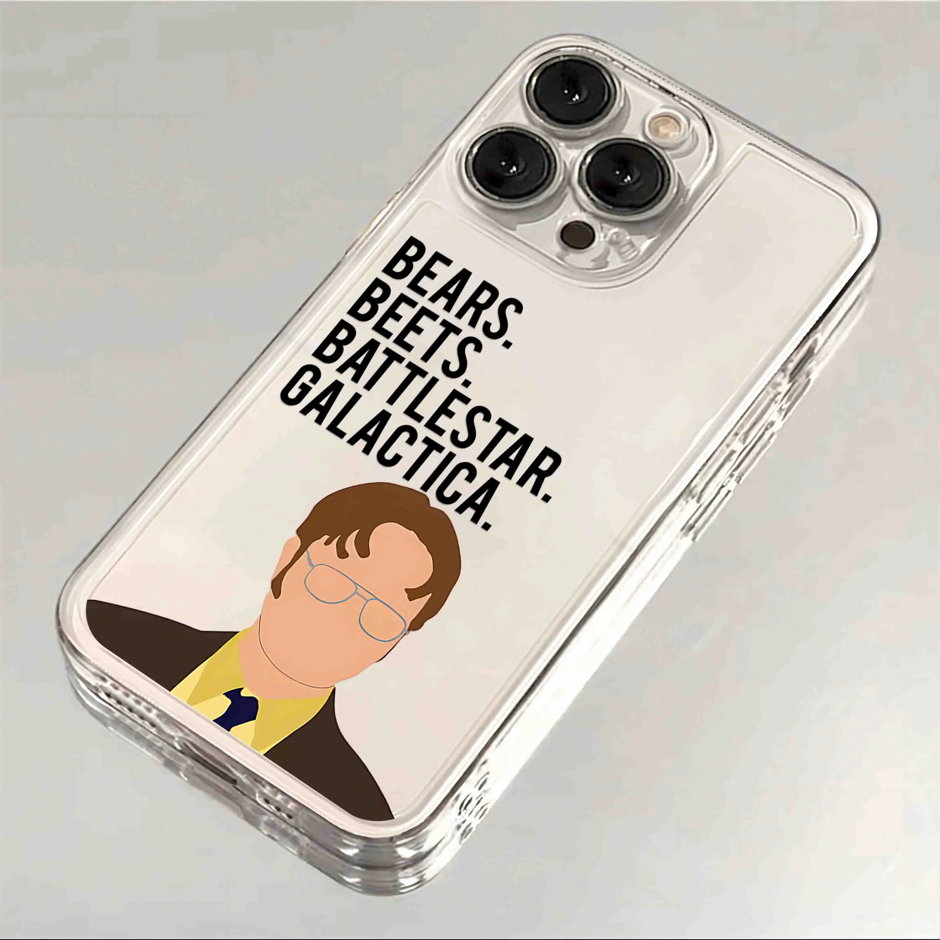 Funda de teléfono de la serie de Tv de la Oficina para Samsung S24, S23, S22, S21, S20, S10 FE, Note20, Note10 Plus, Ultra Lite, 5G, transparente, suave, TPU - imagen 2