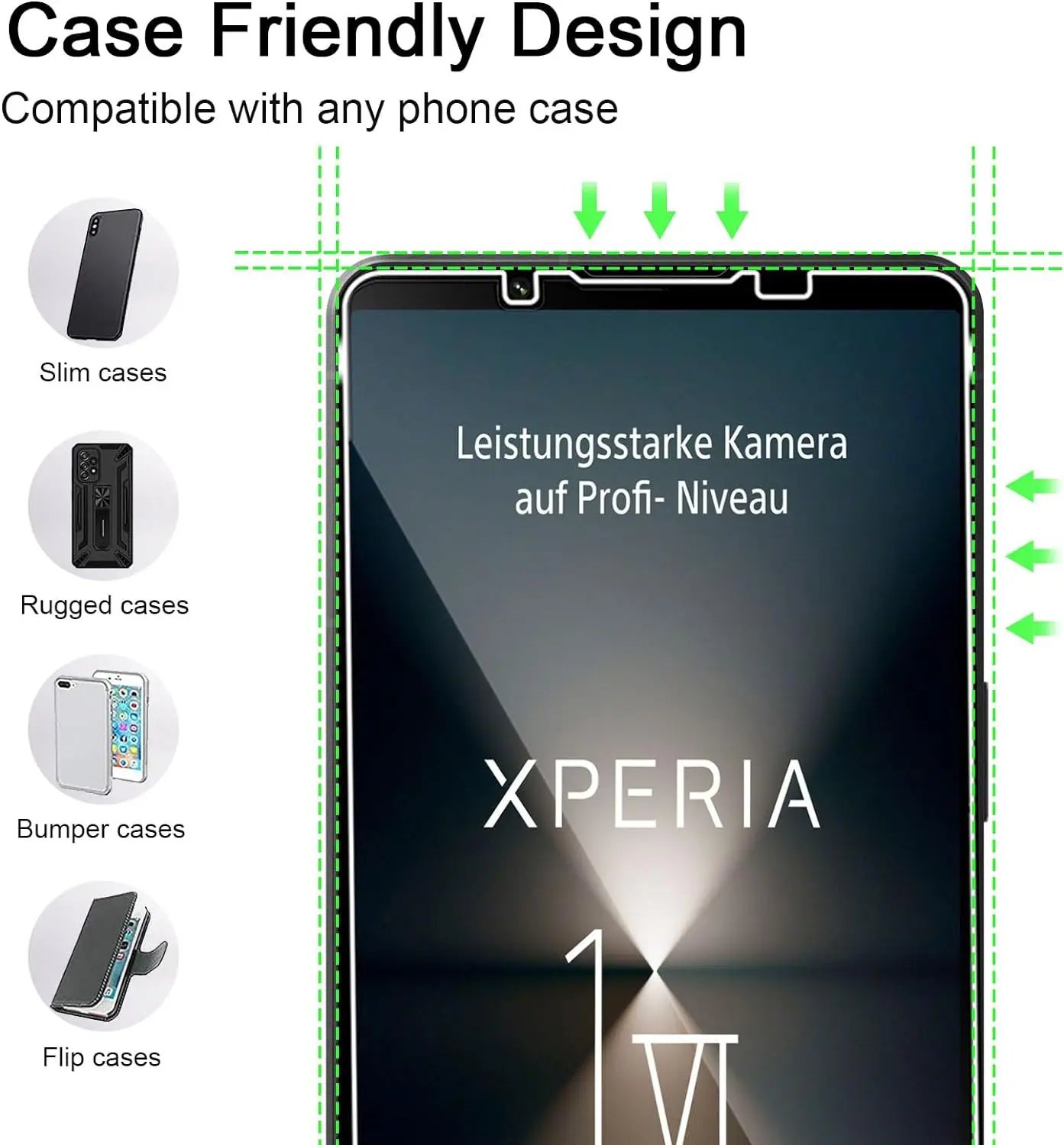 Vidrio Templado 2.5D 9H para Xperia 1 VI, Protector de pantalla, película de lente de cámara para Sony Xperia 1 VI XQ-EC44 2024 - imagen 5