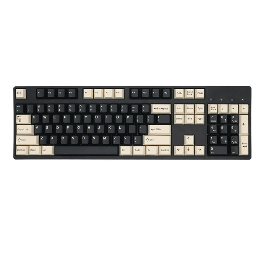 Teclas romanas ABS de dos colores, perfil de cereza, ergonomía USB con cable, 173 teclas, accesorios de juego, teclas de teclado mecánico talladas frontales - imagen 5