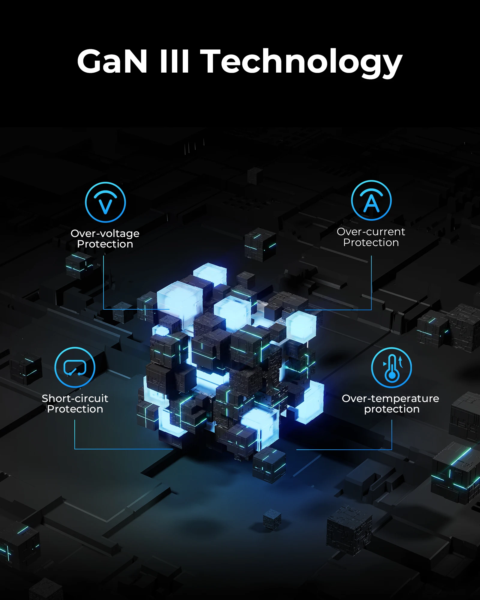 VOLTME 240W USB C chargeur GaN 6 Ports Station de charge rapide de bureau PD3.1 QC5 chargeur mural pour MacBook Pro/Air Galaxy S23 Ultra - imagen 3