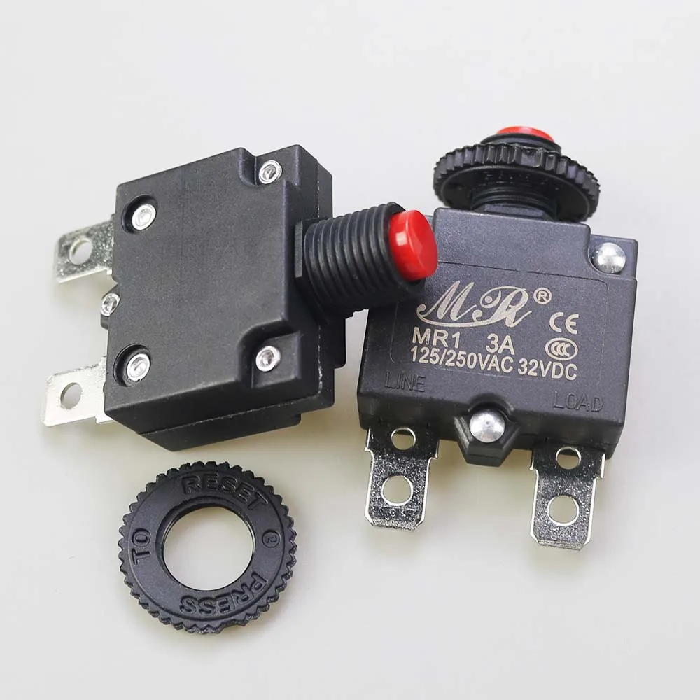 1 Uds 3A 4A 5A 6A 7A 8A 10A 12A 15A 20A disyuntor Protector de sobrecarga interruptor fusible sobrecarga reset seguro - imagen 3